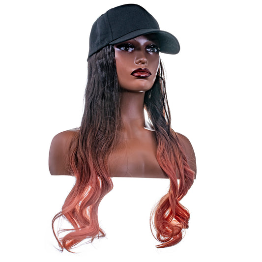 Budding Rose Company Baseball Cap or Barrett with Hair Extensions