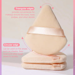 10Pcs Mixed Shaped Soft Makeup Sponge & Powder Puff Set, Professional Makeup Tool for Foundation, Powder, Makeup Accessories