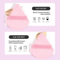 Foundation Makeup Tool Set, Including 20Pcs Versatile Soft Makeup Brushes & 3 Counts Powder Puff & 3 Counts Finger Puff, Lightweight Smooth Makeup Accessories, Summer Gifts