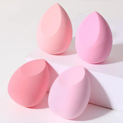 4Pcs Makeup Sponge Set, Versatile Powder Puffs for Contouring Blending & Facial Detailing Tool, Makeup Accessories