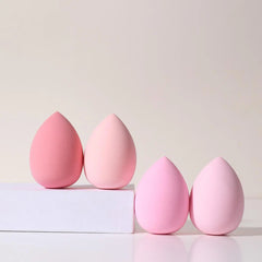 4Pcs Makeup Sponge Set, Versatile Powder Puffs for Contouring Blending & Facial Detailing Tool, Makeup Accessories