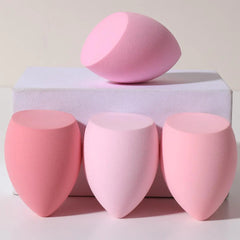 4Pcs Makeup Sponge Set, Versatile Powder Puffs for Contouring Blending & Facial Detailing Tool, Makeup Accessories
