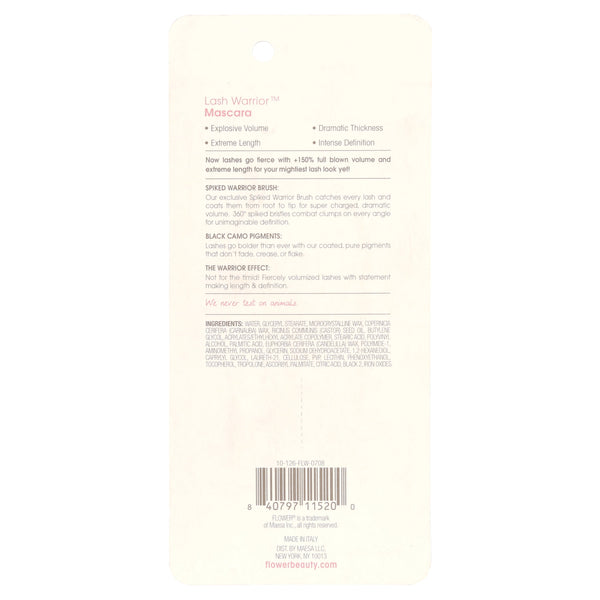 Lash Warrior Mascara - Fiercest Black