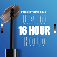 the Brow Glue, Extreme Hold Tinted Eyebrow Gel, Medium Brown