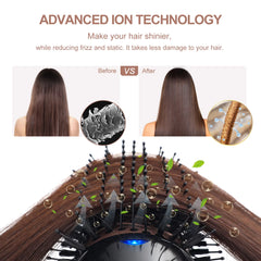 Hair Dryer Brush & One-Step Volumizer Brush Blow Dryer, Oval Blow Dryer Brush, Black