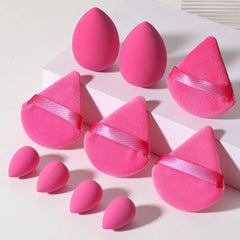 Makeup Sponge & Puff Set, 10Pcs Versatile Powder Puffs & Beauty Blenders for Liquid Foundation, Loose Powder, Concealer, Cream, Makeup Tool Makeup Accessories