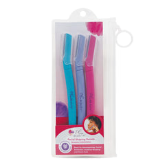 , Facial Eyebrow Shaping Razors, 3-Pack