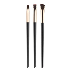 3Pcs Oblique Head Eyebrow Makeup Brush Set, Professional Eyebrow Tool for Women, Makeup Accessories