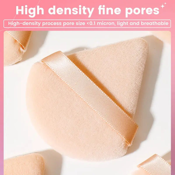 10Pcs Mixed Shaped Soft Makeup Sponge & Powder Puff Set, Professional Makeup Tool for Foundation, Powder, Makeup Accessories