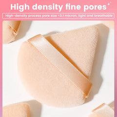 10Pcs Mixed Shaped Soft Makeup Sponge & Powder Puff Set, Professional Makeup Tool for Foundation, Powder, Makeup Accessories