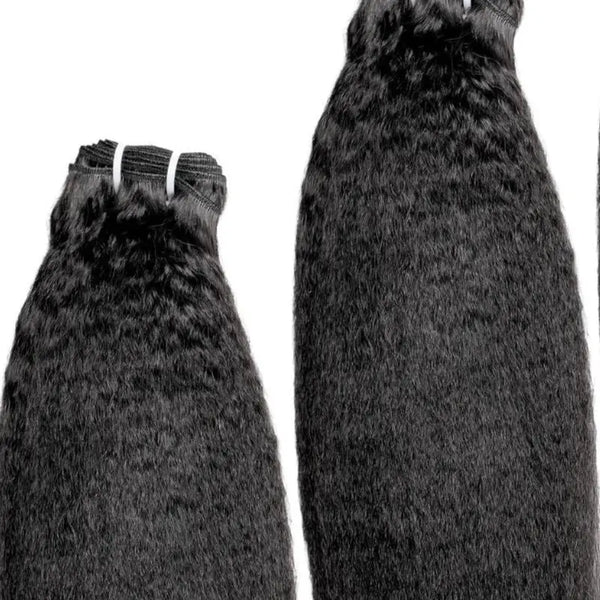 Kinky Straight Human Hair Extensions