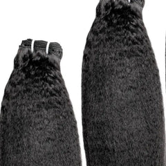 Kinky Straight Human Hair Extensions
