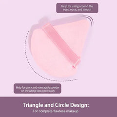 Foundation Makeup Tool Set, Including 20Pcs Versatile Soft Makeup Brushes & 3 Counts Powder Puff & 3 Counts Finger Puff, Lightweight Smooth Makeup Accessories, Summer Gifts