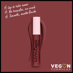 Lip Lingerie XXL Smooth Matte Liquid Lipstick, 16Hr Longwear, Strip N Tease, 0.13 Fl. Oz.