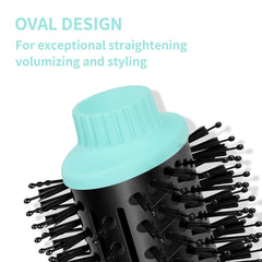One-Step Hair Dryer Brush & Volumizer Hot Air Brush, Green Blow Dryer Brush