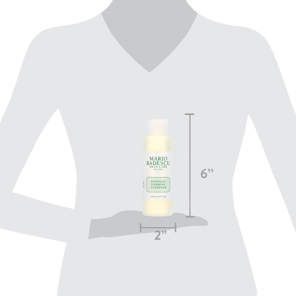 Glycolic Foaming Face Wash Cleanser, 6 Fl Oz