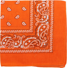 22 Inch Cotton Paisley Bandana
