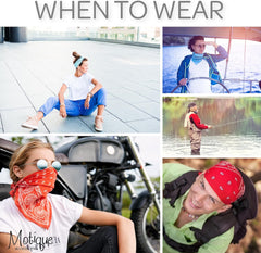 22 Inch Cotton Paisley Bandana