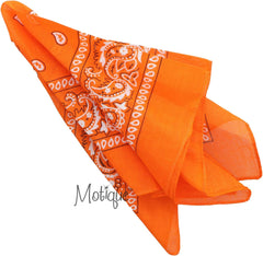 22 Inch Cotton Paisley Bandana