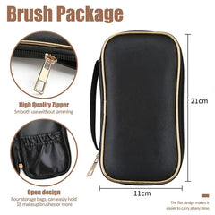 Makeup Brush Set with Storage Bag, 1 Set Versatile Soft Makeup Brushes with Soft Bristles & Comfortable Grip, Cosmetic Brush Set, Makeup Accessories