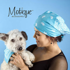 22 Inch Cotton Paisley Bandana