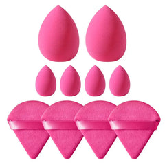 Makeup Sponge & Puff Set, 10Pcs Versatile Powder Puffs & Beauty Blenders for Liquid Foundation, Loose Powder, Concealer, Cream, Makeup Tool Makeup Accessories