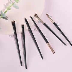 3Pcs Oblique Head Eyebrow Makeup Brush Set, Professional Eyebrow Tool for Women, Makeup Accessories