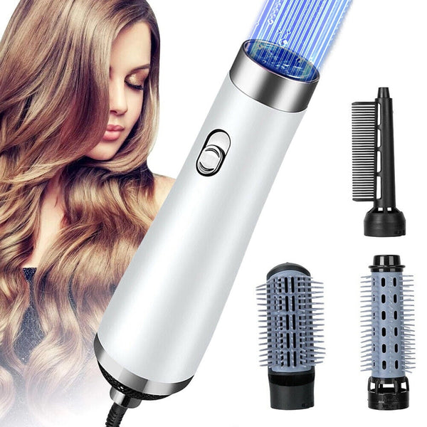 Hair Blow Dryer Volumizer Straightener Curler Comb Hot Air Brush 3 in 1 NEW