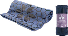 Mat Towel Non-Slip for Hot Yoga. Grippy Double Sided Suede Microfiber Towel Non-Slip Grip. Multifunctional - Yoga Mat Cover - the Best Travel Yoga Mat Non Slip