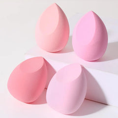 4Pcs Makeup Sponge Set, Versatile Powder Puffs for Contouring Blending & Facial Detailing Tool, Makeup Accessories