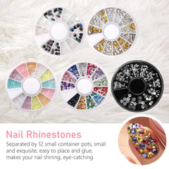 Nail Art Brushes Kit Pen Designer Stamp Tools for Nails Decorations, Pink