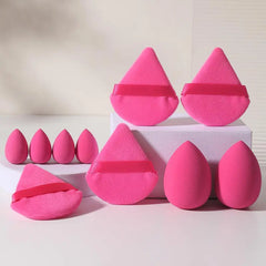 Makeup Sponge & Puff Set, 10Pcs Versatile Powder Puffs & Beauty Blenders for Liquid Foundation, Loose Powder, Concealer, Cream, Makeup Tool Makeup Accessories