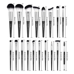 Makeup Brush Set with Storage Bag, 1 Set Versatile Soft Makeup Brushes with Soft Bristles & Comfortable Grip, Cosmetic Brush Set, Makeup Accessories