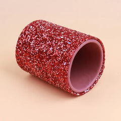 Glitter Makeup Brush Organizer, 1 Count Dust-Proof Makeup Brush Storage Box, Multi-Use Makeup Accessories for Home, Makeup Brush Holder, Makeup Brush Storage Box