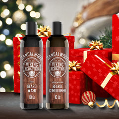 - Beard Wash & Beard Conditioner - Beard Shampoo & Beard Oil - Sandalwood, 20 Oz