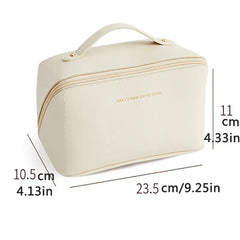 Summer Cosmetic Makeup Bag, 1 Count Large Capacity Travel Makeup Storage Bag, Makeup Organizer, Girls and Women Makeup Accessories, Summer Gifts