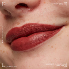 Smooth Whip Matte Lip Cream, Long Lasting Liquid Lipstick, Latte Foam