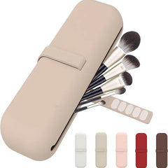 Travel Makeup Brush Holder, 1 Piece Creative Silicone Cosmetic Bag for Makeup Tools Organizer, Portable Makeup Bag, Makeup Accessories