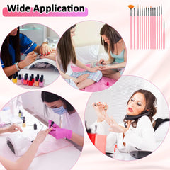 Acrylic Nail Art Kit Tools,  Nail Design Kit with 2000Pcs Nails Crystals Glitter Rhinestones, Double-End Art Dotting Pen, Nail Art Brushes, 1Mm Nail Art Stripe Tapes, Nail Accessories