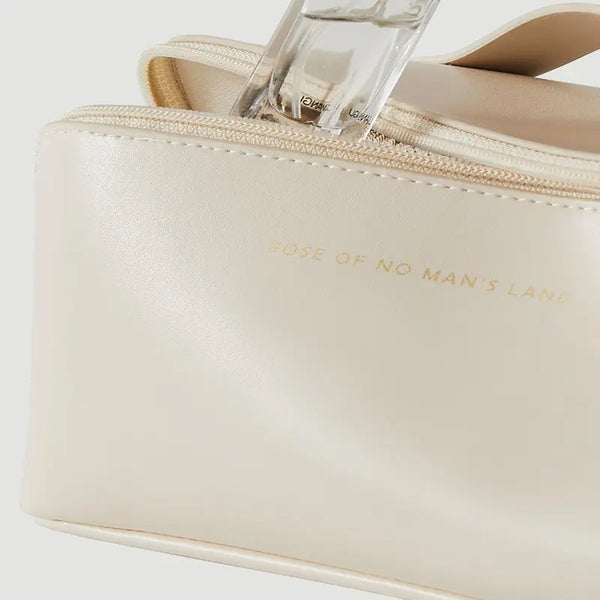 Summer Cosmetic Makeup Bag, 1 Count Large Capacity Travel Makeup Storage Bag, Makeup Organizer, Girls and Women Makeup Accessories, Summer Gifts