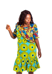 Exciting Traditional Multicolored Dress