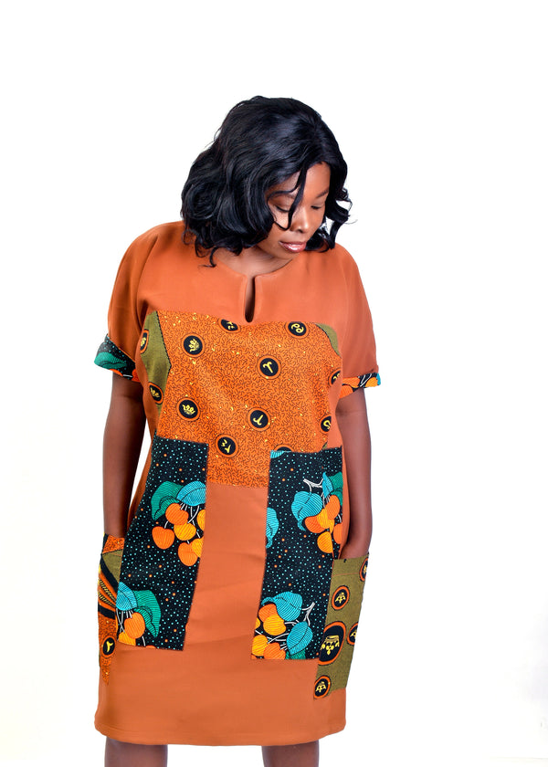 Exhilarating Orange Dress