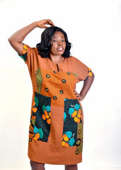 Exhilarating Orange Dress