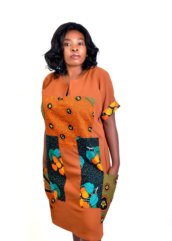 Exhilarating Orange Dress