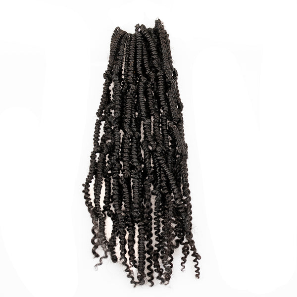 10 Inch Pre-twisted Passion Twist Crochet Hair 6 Packs for Black Women In Different of col
