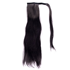 Clip in Ponytail Extension Wrap Around Long Straight Pony Tail Hair 28 Inch Synthetic Hairpiece - Various colors