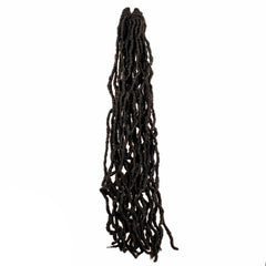 18 Inch 6 Packs Soft Faux  Locs Crochet Pre-looped Goddess Locs For Black Women Synthetic Hair Extension 18 Inches in Variety Of Colors