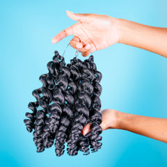 Crochet Braids Hair 2X Ringlet Wand Curl  3 Packs 8 inch curl Twist Braiding Hair extension crochet Hair In a Variety of Color