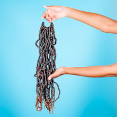 18 Inch 6 Packs Soft Faux  Locs Crochet Pre-looped Goddess Locs For Black Women Synthetic Hair Extension 18 Inches in Variety Of Colors