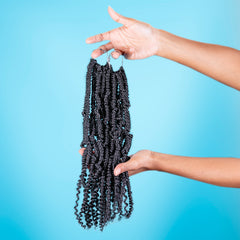 10 Inch Pre-twisted Passion Twist Crochet Hair 6 Packs for Black Women In Different of col